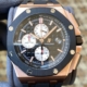 APS Factory Replica Audemars Piguet Royal Oak Offshore 26401RO.OO.A002CA.01 Review: Rose Gold Power with Racing Spirit