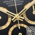 Clean Factory Fake Rolex Daytona Watch M126503-0003 – Two-Tone Confidence with a Black Dial