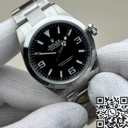 Clean Factory Replica Rolex Explorer M214270 40mm – Rugged Elegance with Upgraded 3230 Movement