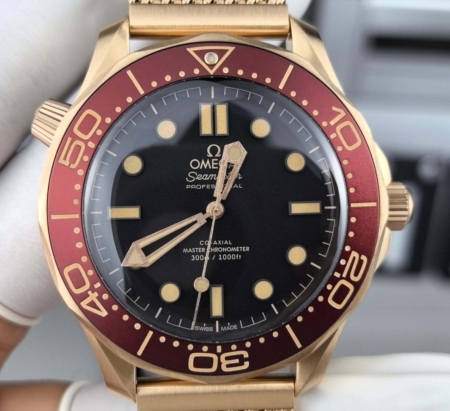 NS Factory Omega Seamaster Replica 300M 210.90.42.20.10.003 – Bronze Gold Brilliance Meets Dive Watch Heritage