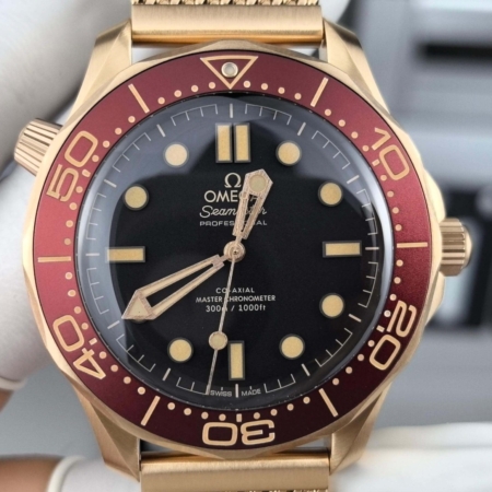 NS Factory Omega Seamaster Replica 300M 210.90.42.20.10.003 – Bronze Gold Brilliance Meets Dive Watch Heritage