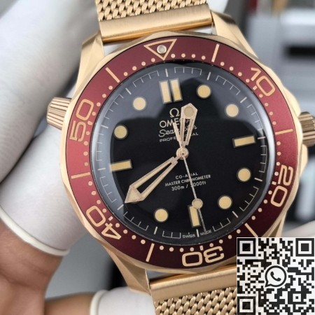 NS Factory Omega Seamaster Replica 300M 210.90.42.20.10.003 – Bronze Gold Brilliance Meets Dive Watch Heritage