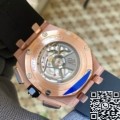 APS Factory Replica Audemars Piguet Royal Oak Offshore 26401RO.OO.A002CA.01 Review: Rose Gold Power with Racing Spirit