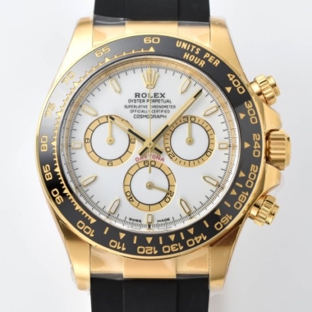 Clean Factory Imitation watch Rolex Cosmograph Daytona M126518LN-0002 Review: Rose Gold on Rubber, Racing into Elegance