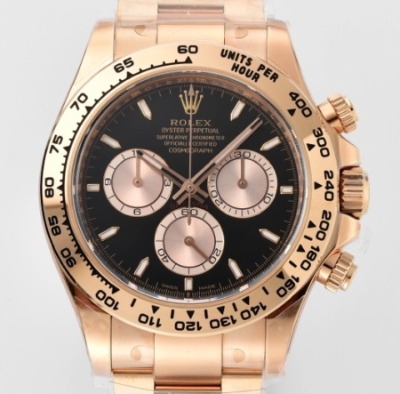 Clean Factory Fake Rolex  Daytona M126505-0001 Review: The Champagne King in Rose Gold