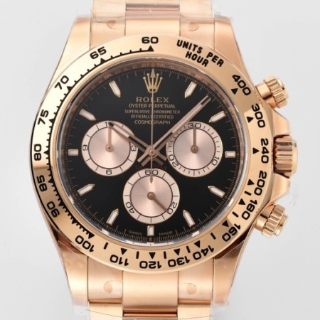 Clean Factory Fake Rolex  Daytona M126505-0001 Review: The Champagne King in Rose Gold
