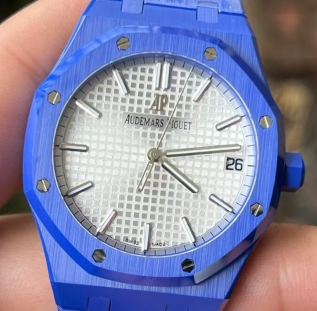 APS Factory Fake Watch Audemars Piguet Royal Oak 15500 Blue Ceramic Review: A New Milestone in the Rep Watch World