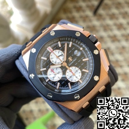 APS Factory Replica Audemars Piguet Royal Oak Offshore 26401RO.OO.A002CA.01 Review: Rose Gold Power with Racing Spirit