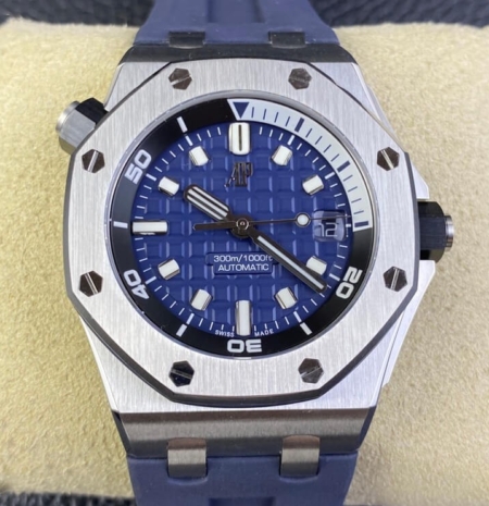ZF Factory Audemars Piguet Royal Oak Offshore Diver 15720ST.OO.A027CA.01 Review: Oceanic Blue with Rugged Elegance