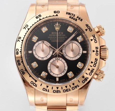 Clean Factory Replicas Rolex Daytona M126505-0002 Review: Full Rose Gold, Upgraded Movement, Supreme Elegance