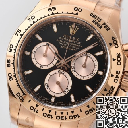 Clean Factory Fake Rolex  Daytona M126505-0001 Review: The Champagne King in Rose Gold