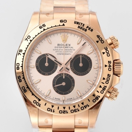 Clean Factory Replica Rolex Cosmograph Daytona M126505-0003 Review: Rose Gold & Black Dial Power Statement
