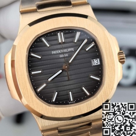 3K Factory Patek Philippe Nautilus 5711R-001 Rose Gold Watch