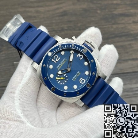 VS Factory Panerai Submersible Replica Watch PAM1676 – Bold in Blue, Built for Depth