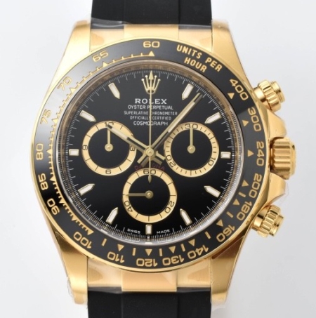Clean Factory Rolex Daytona M126518LN-0008 Gold Watch