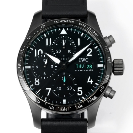 TW Factory IWC Pilot Replica Watch IW388306 Porcelain Titanium Metal