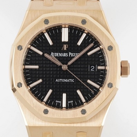 ZF Factory Audemars Piguet Copy Watch Royal Oak 15500OR.OO.1220OR.01 Rose Gold Black Dial