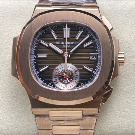 3k Factory Patek Philippe Nautilus 5980/1A-014: Perfect Fusion of Rose Gold and Stainless Steel