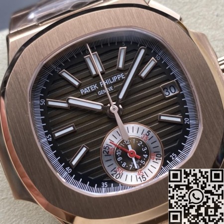 3k Factory Patek Philippe Nautilus 5980/1A-014: Perfect Fusion of Rose Gold and Stainless Steel